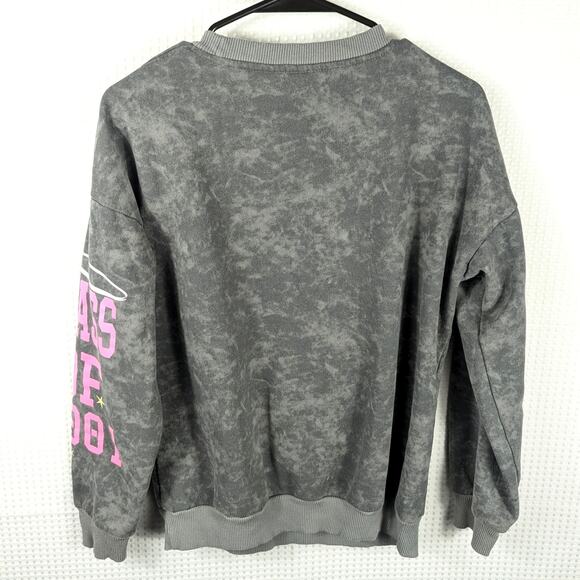 Bratz Class of 2001 Gray Wash Sweatshirt Women's Small Y2K Graphic Crewneck - Picture 4 of 4